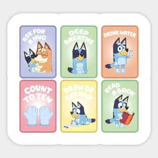 Bluey Card Collection Sticker